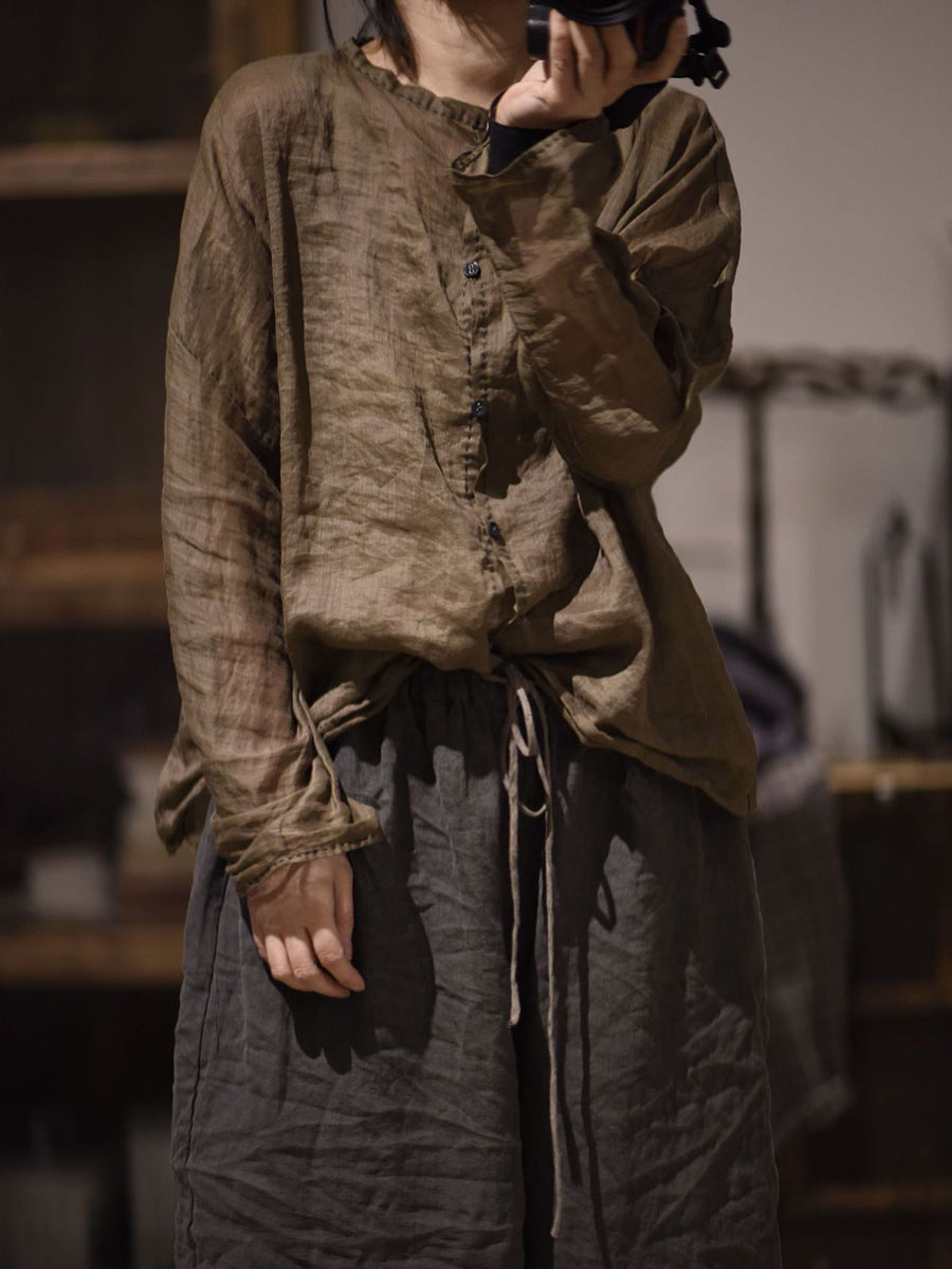 Cheska™ Relaxed Linen Shirt