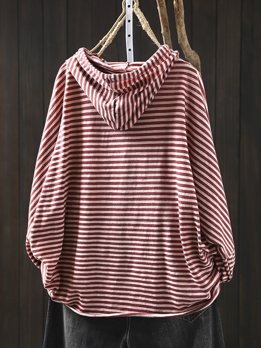 Maribel™ Striped Hoodie