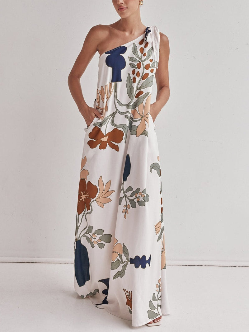 Vanessa™ One-Shoulder Maxi Dress