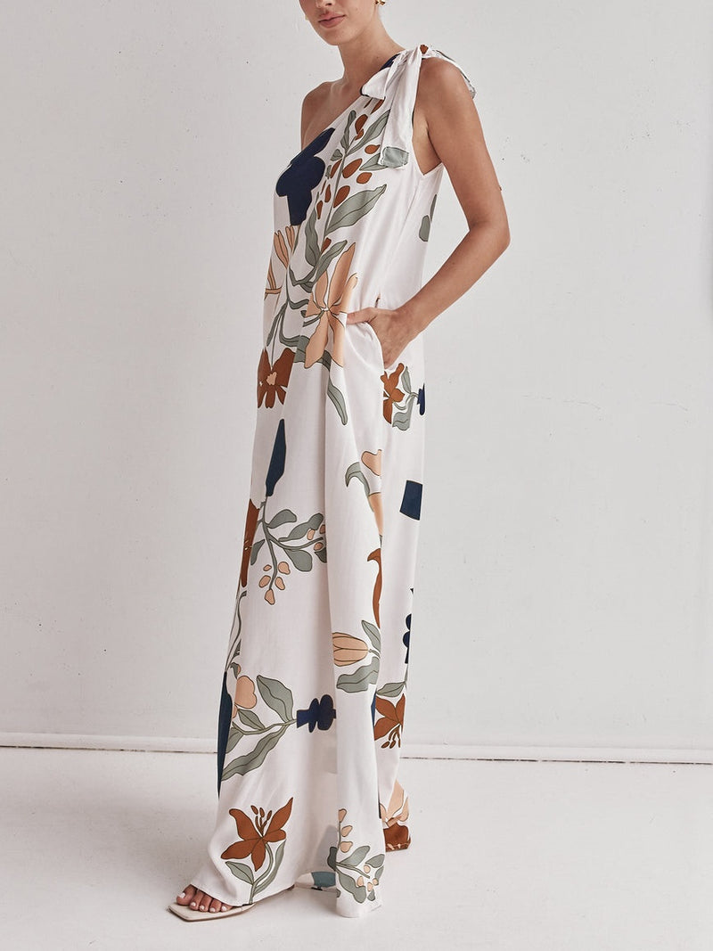 Vanessa™ One-Shoulder Maxi Dress