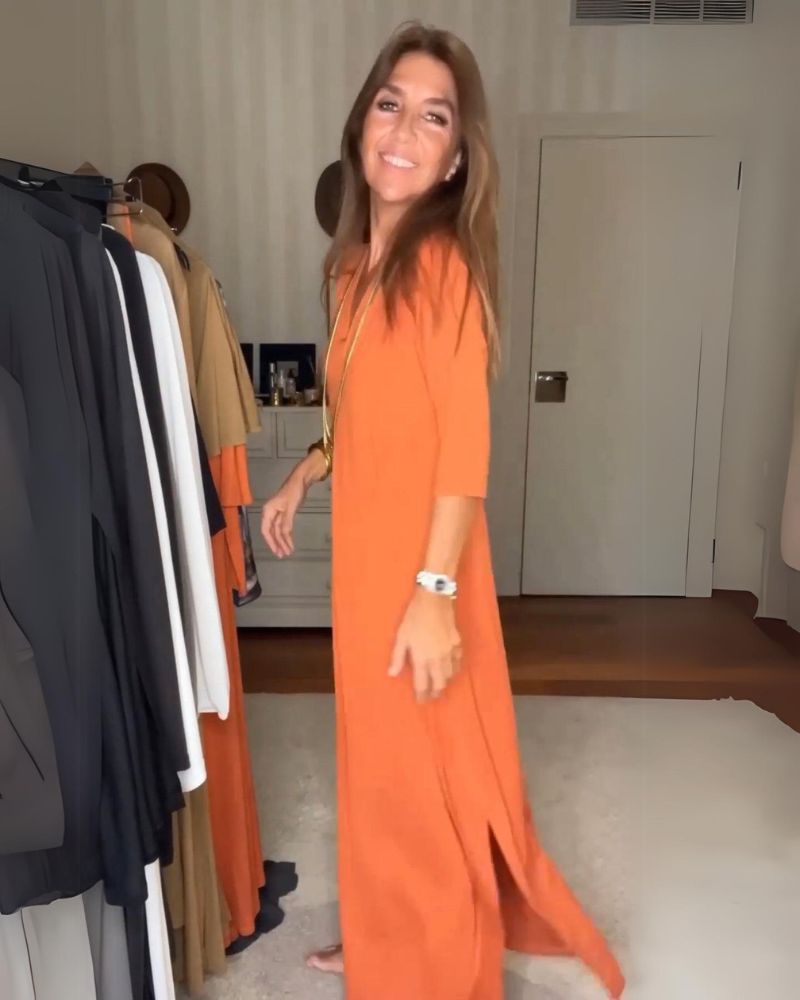 Marcellina™ - V-neck Long Dress