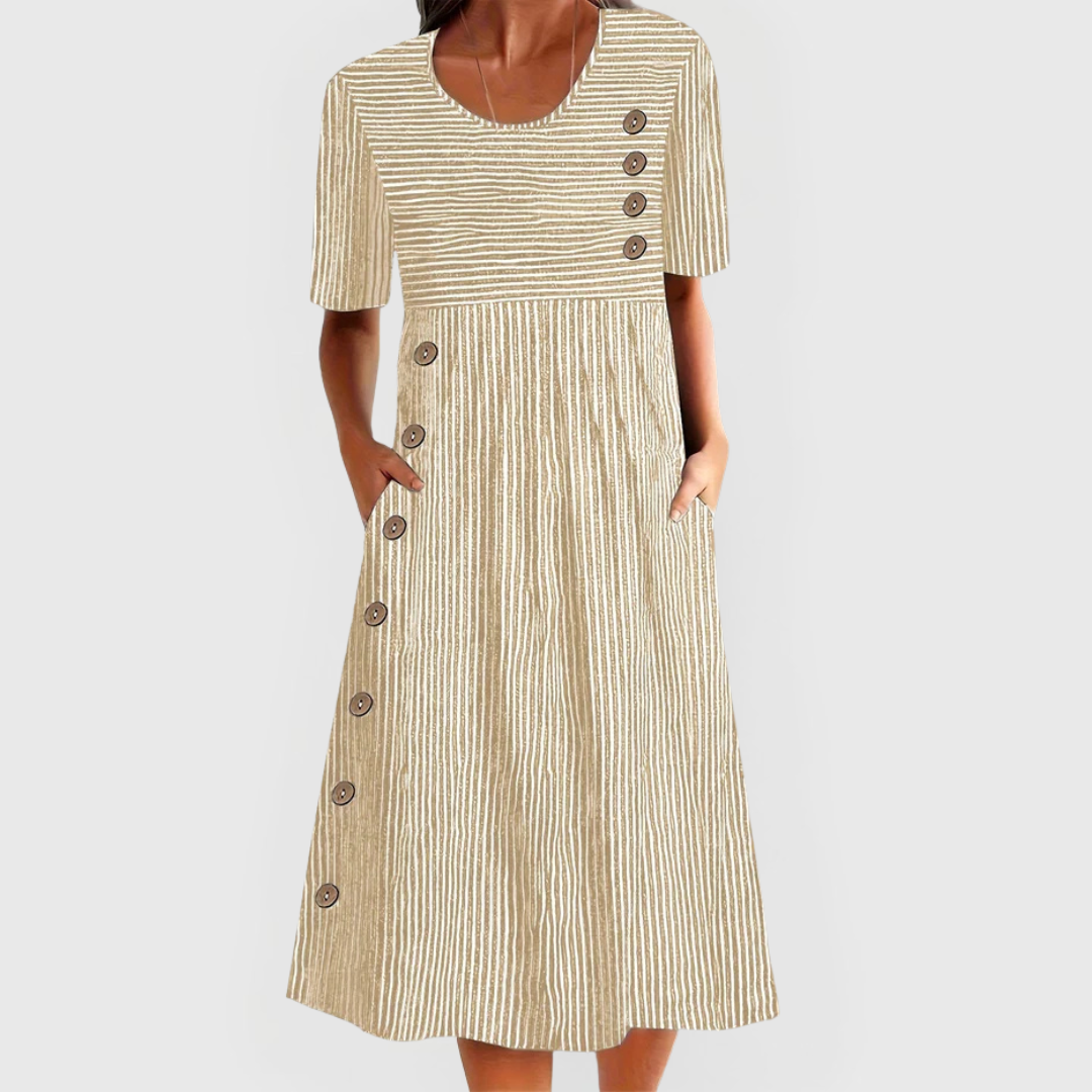 Selene™ Striped Dress