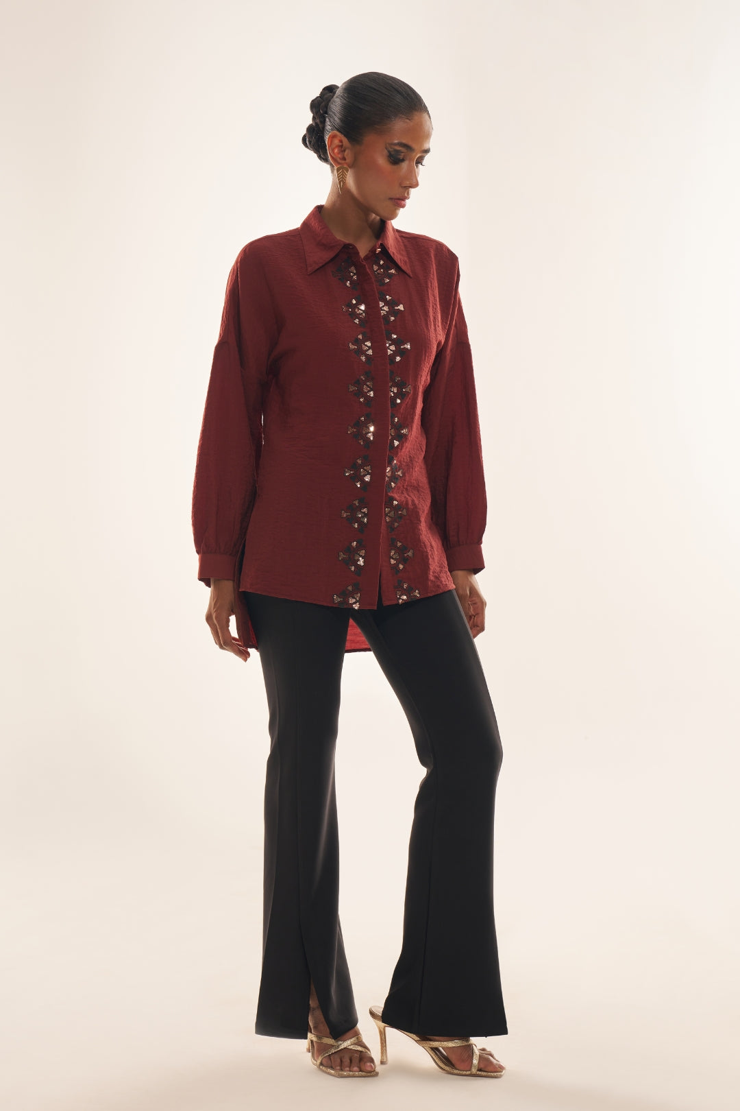 Stephanie™- Silk Long Shirt