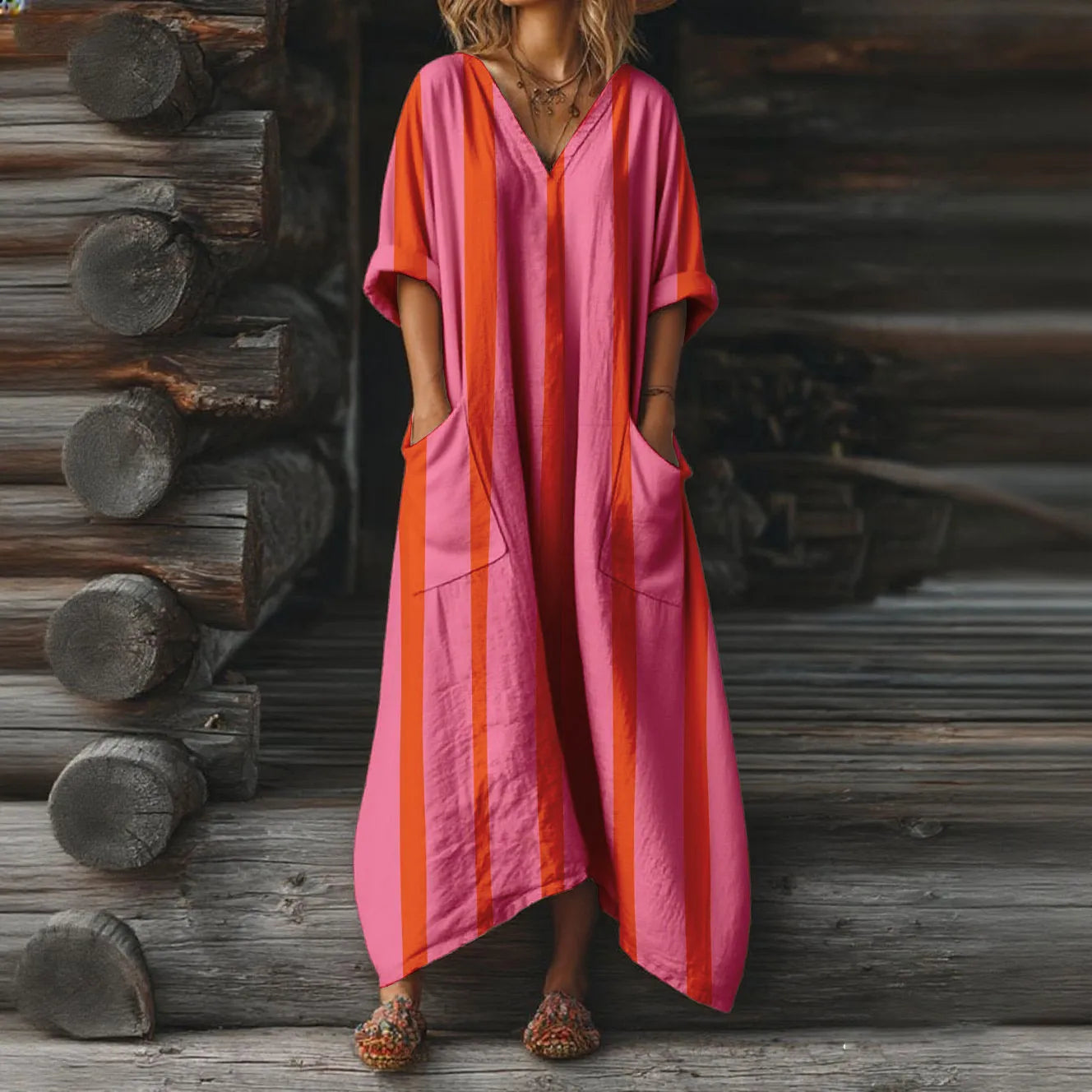 Evelyn™ - Vibrant Harmony Dress