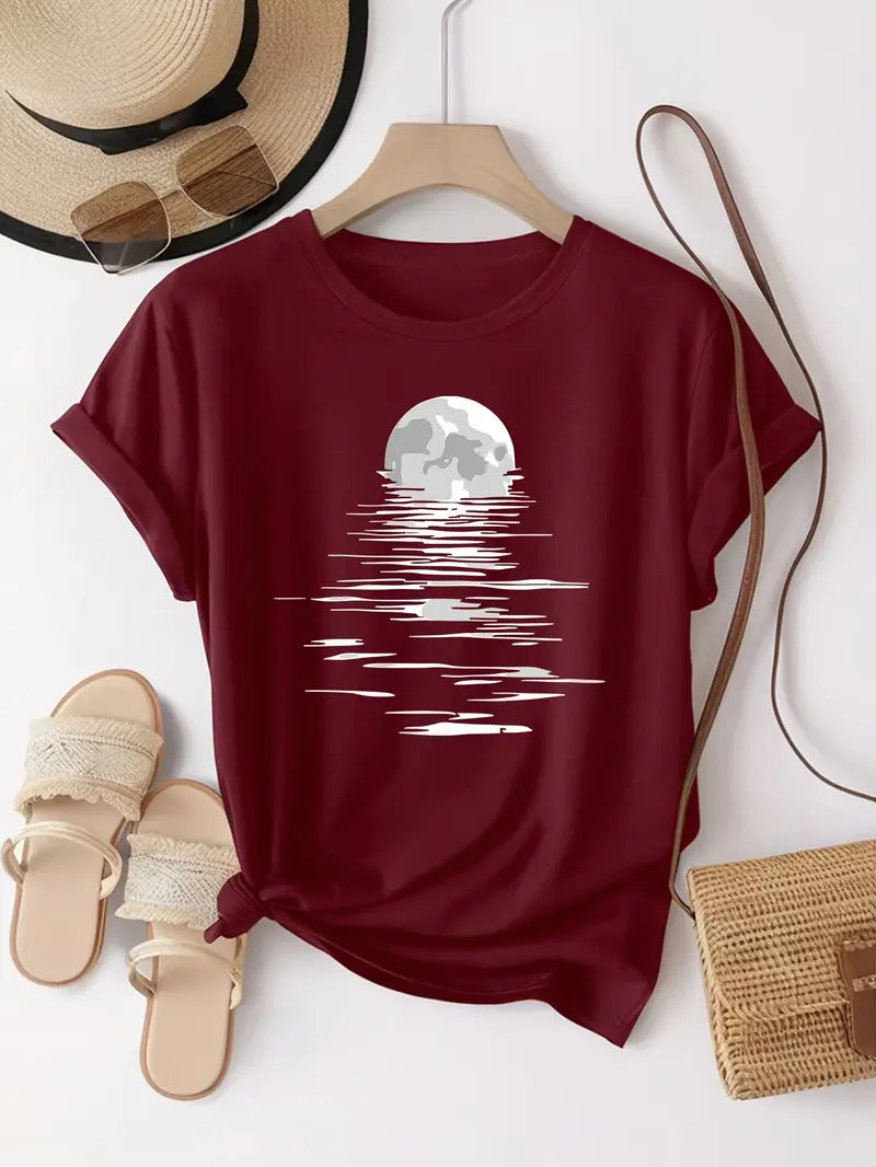 Moon Print T-Shirt | Together Against Diabetes