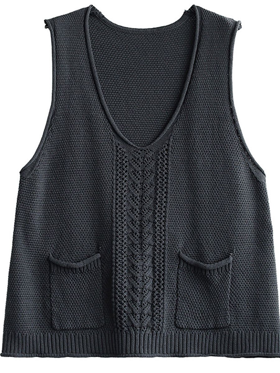 Maelle™ – Vintage Knit Vest