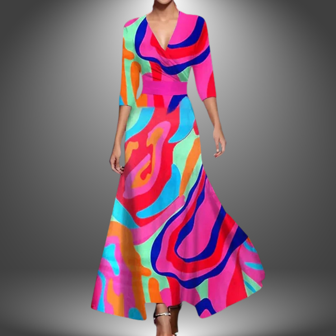 Fiorenza™ V-Neck Maxi Dress