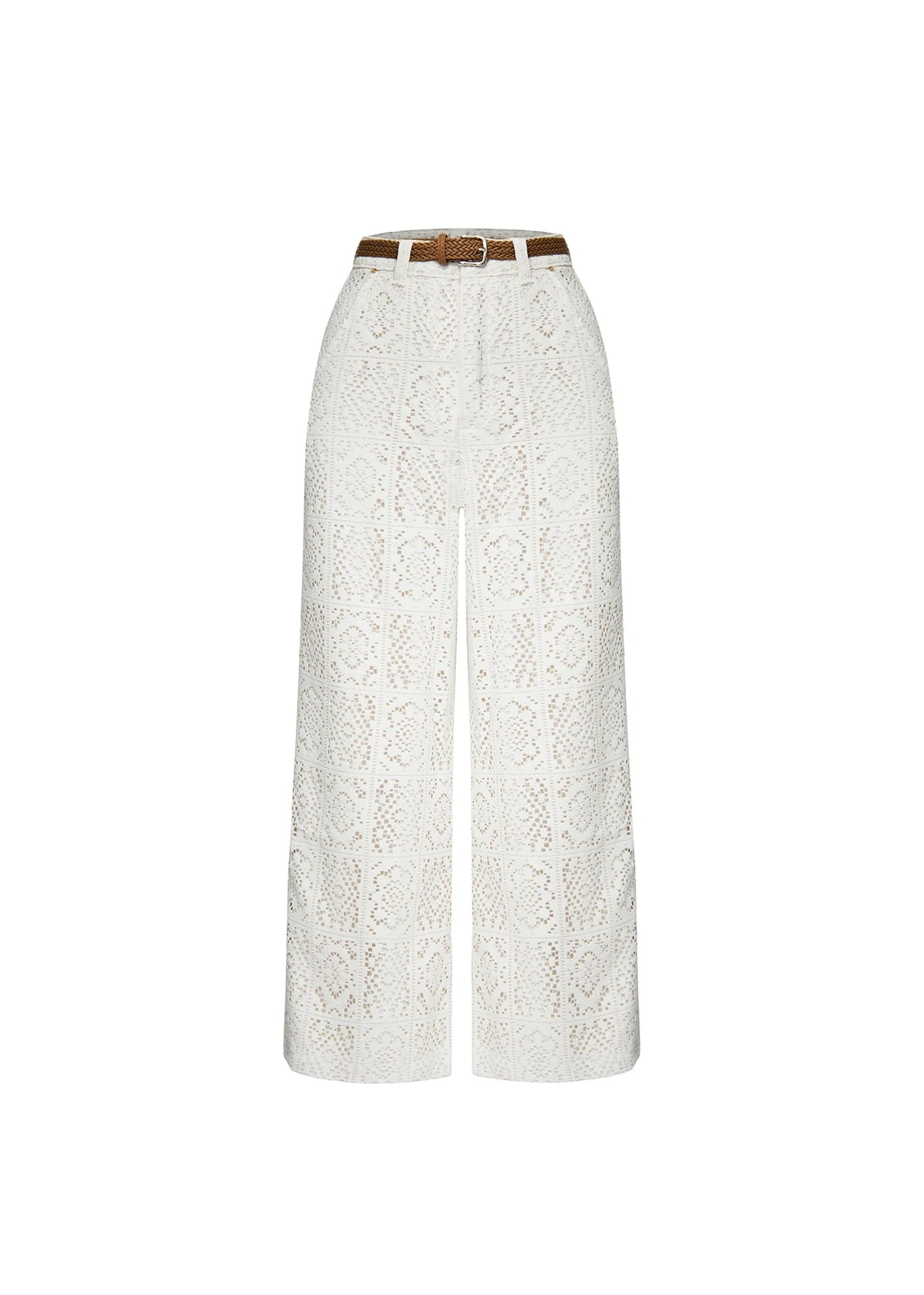 Bubbles™ Crochet Wide-Leg Trousers