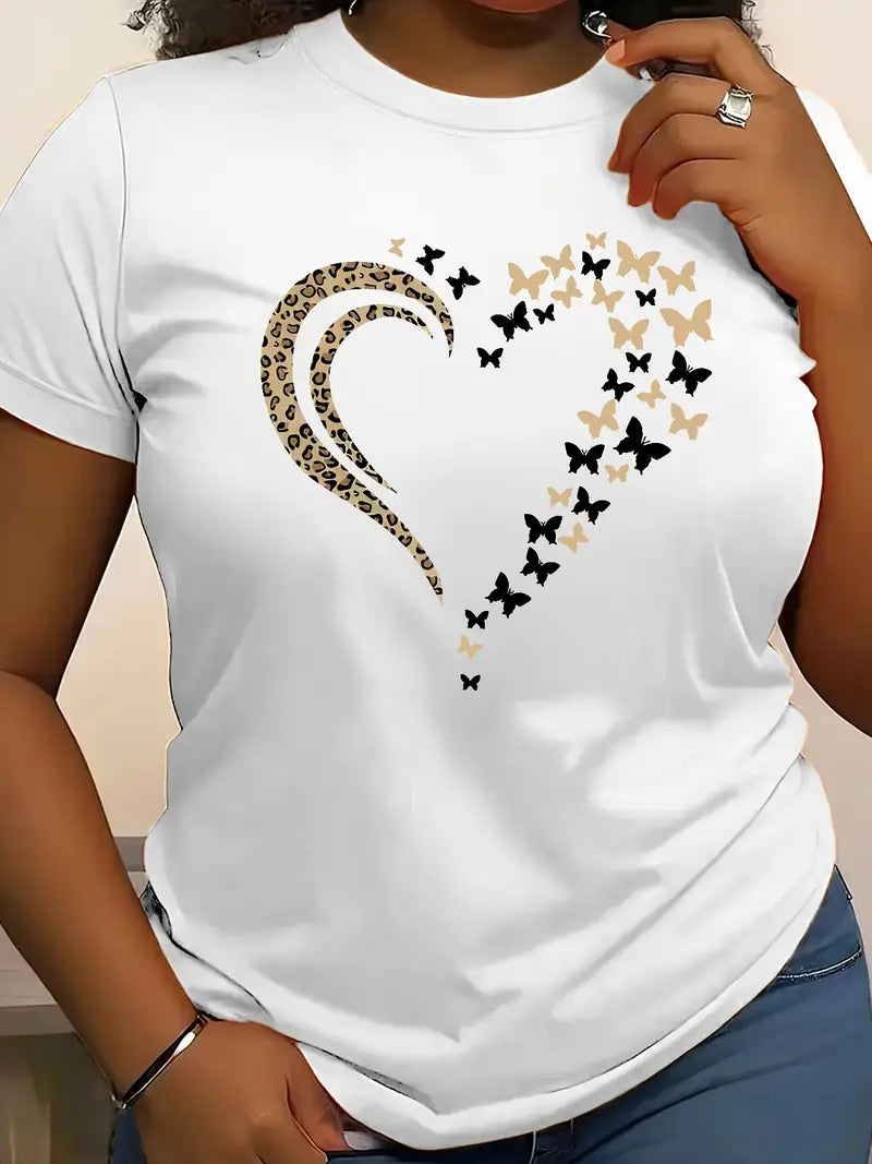 Butterfly Heart T-Shirt | Together against diabetes