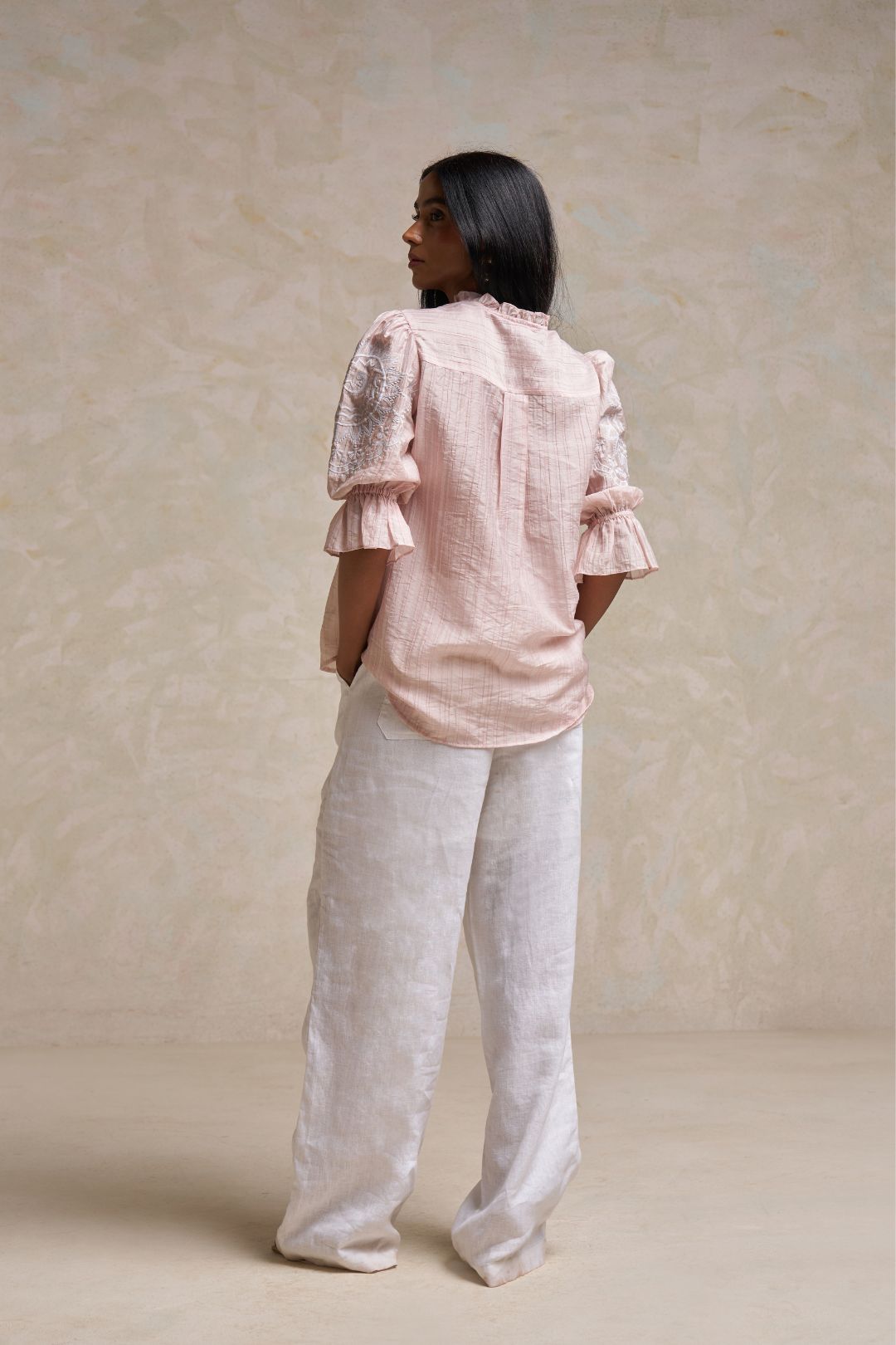 Shaun™ - Pink Peach Shirt