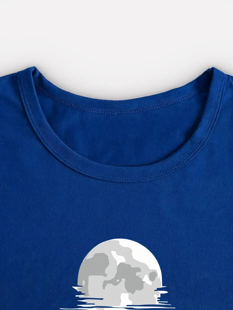 Moon Print T-Shirt | Together Against Diabetes