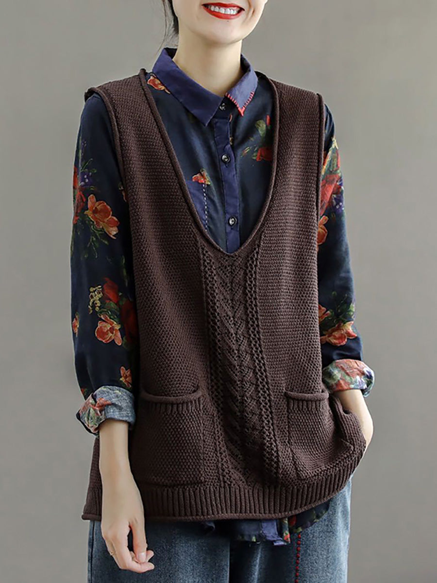 Maelle™ – Vintage Knit Vest