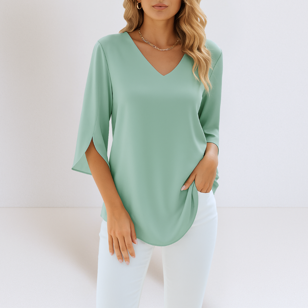 Shiella™ – V-neck blouse