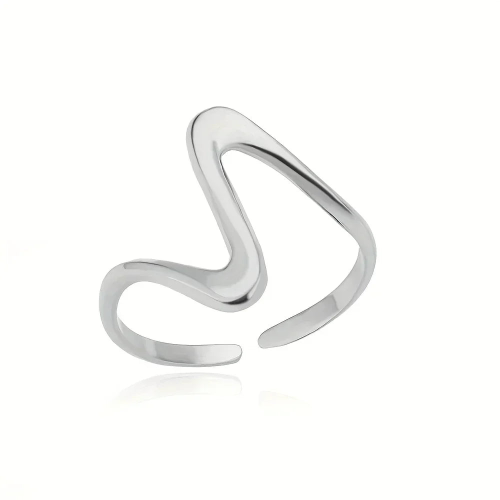 Geometric Wave Ring | Together against Breast Cancer