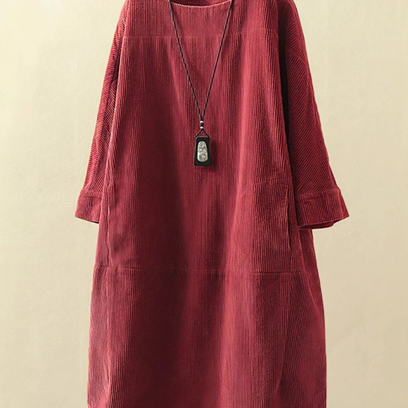 Grachelle™ - Vintage Corduroy Dress