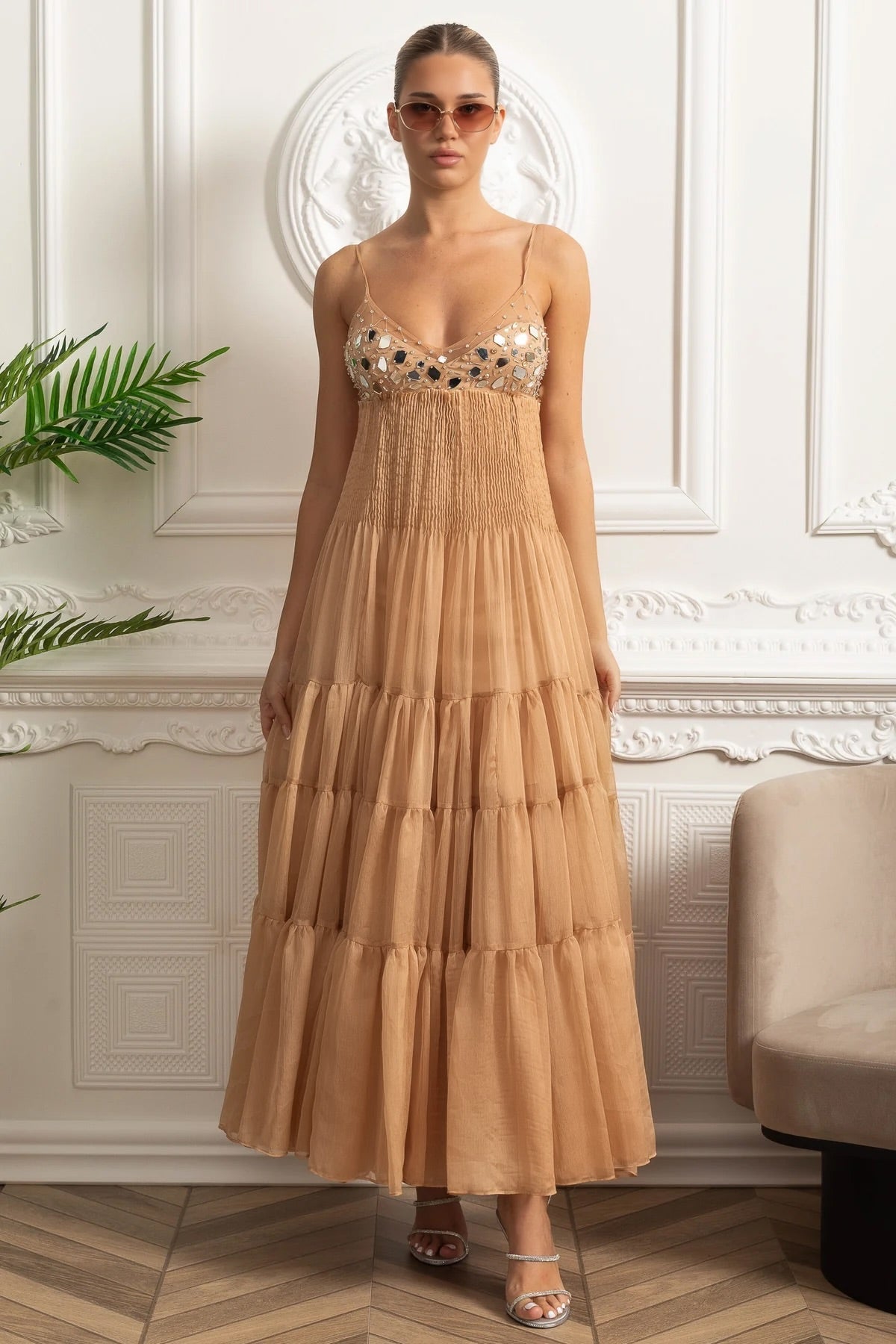 Mirabelle™ Embellished Maxi Dress