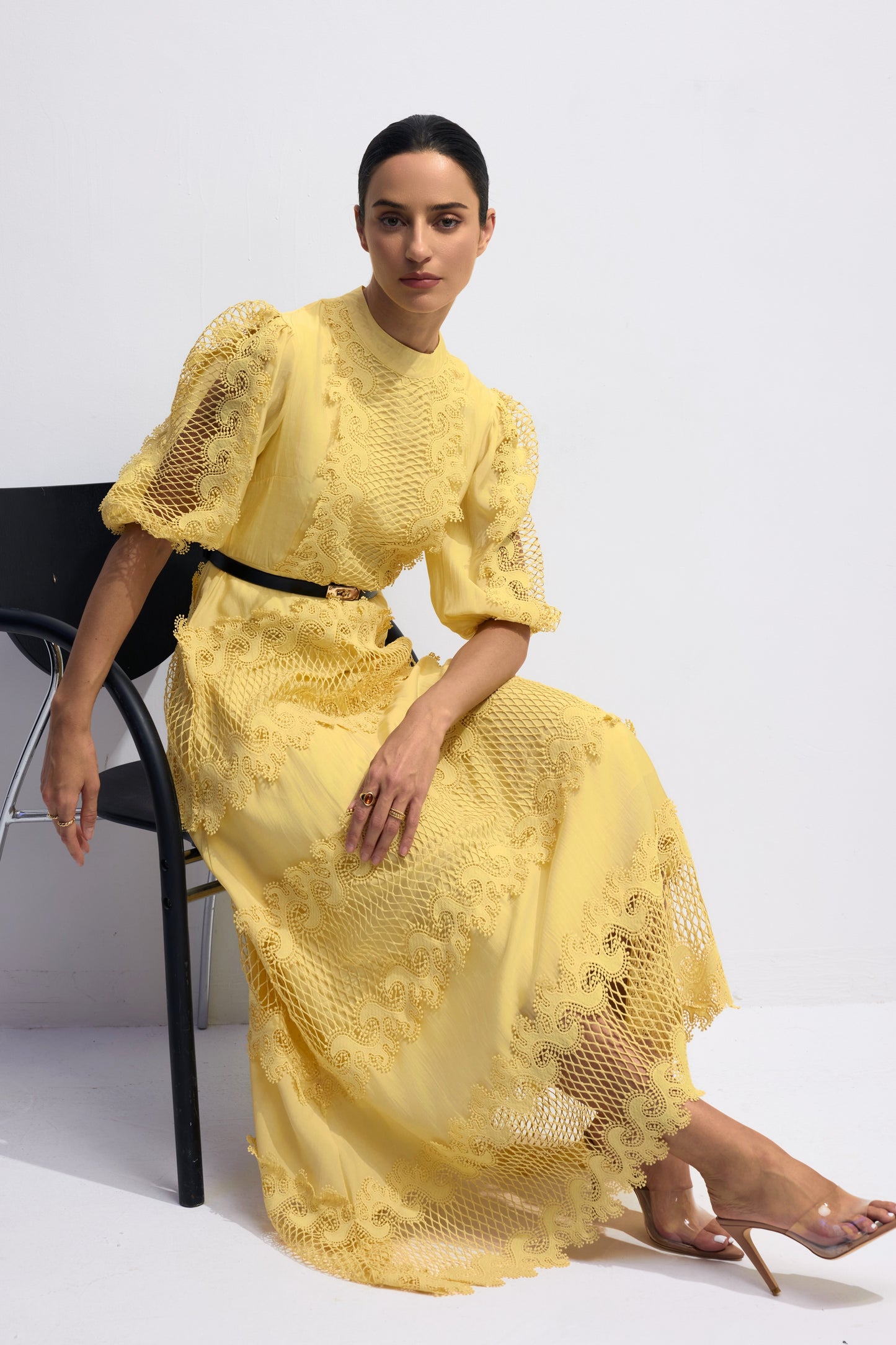 Clarisse™ Lace Midi Dress