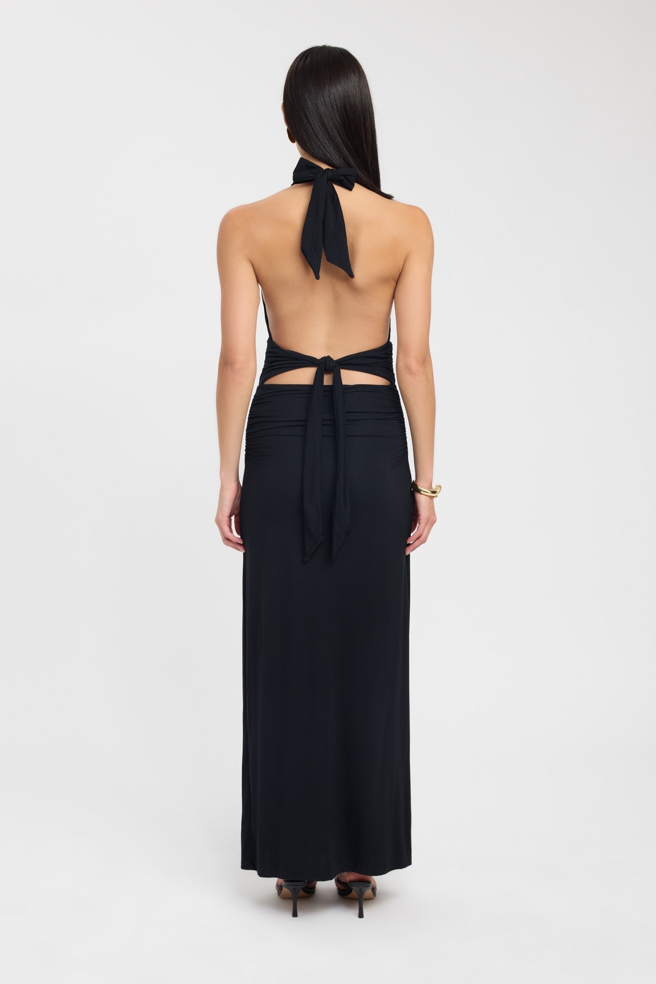 Sariah™ - Halter Neck Maxi Dress