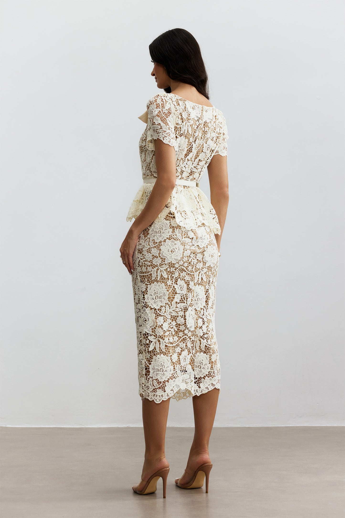 Aveline™ Lace Midi Dress