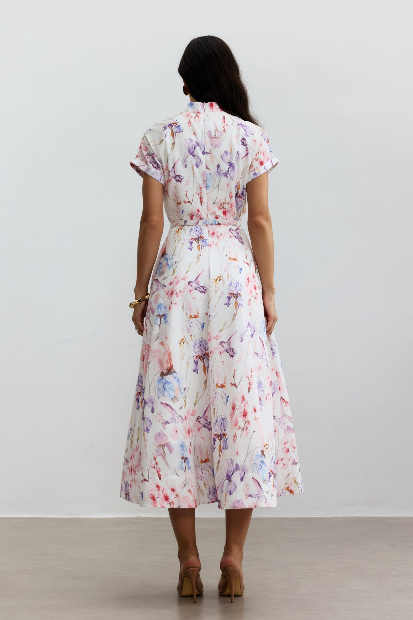 Marivelle™ Buttoned Midi Dress