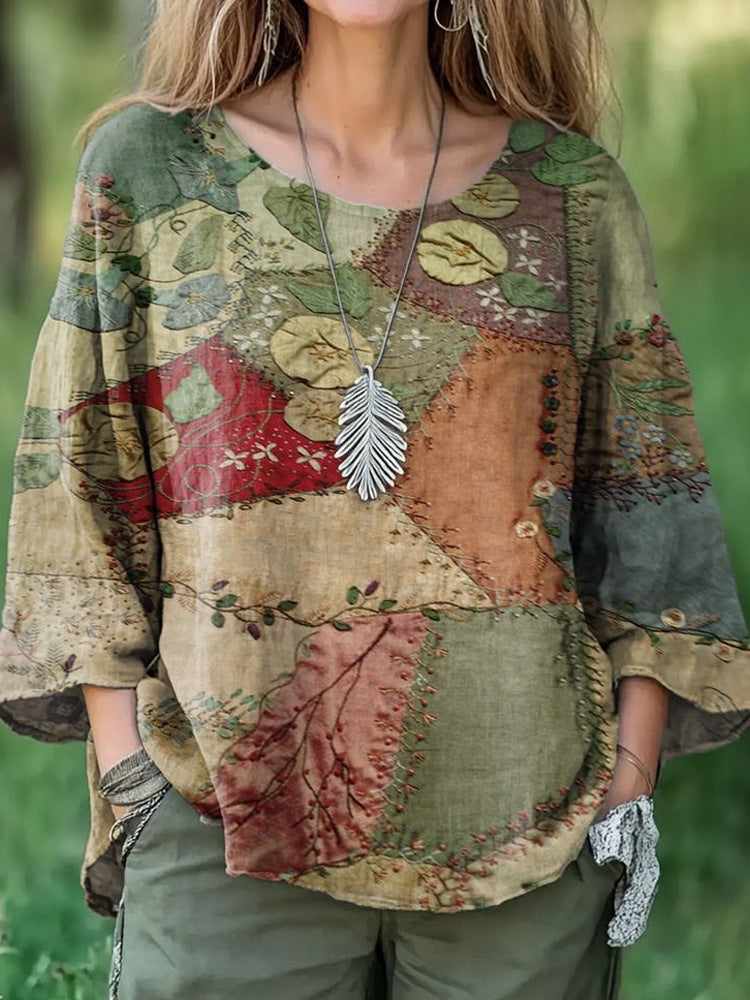 Loisa™ - Casual Round Neck Top