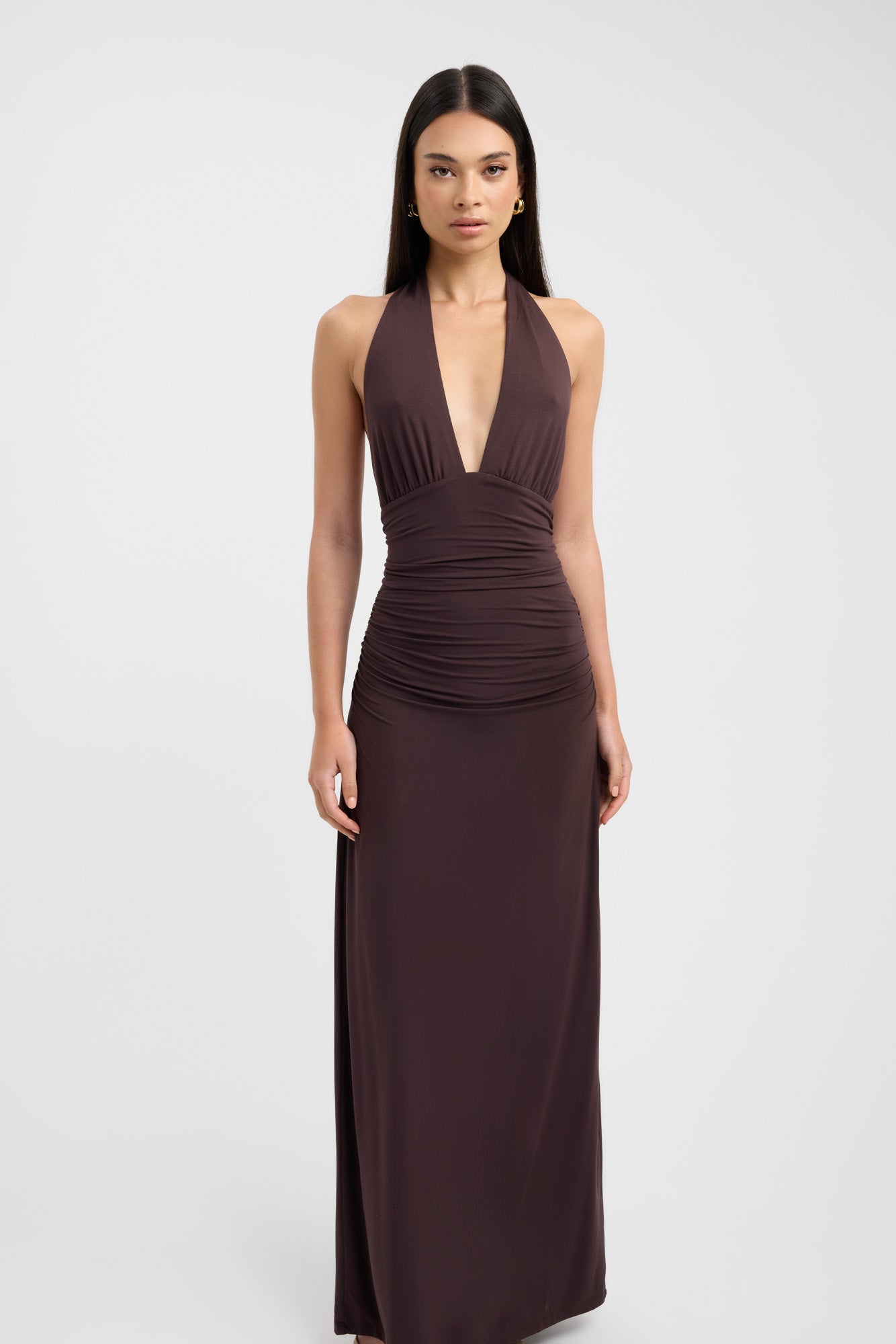 Sariah™ - Halter Neck Maxi Dress
