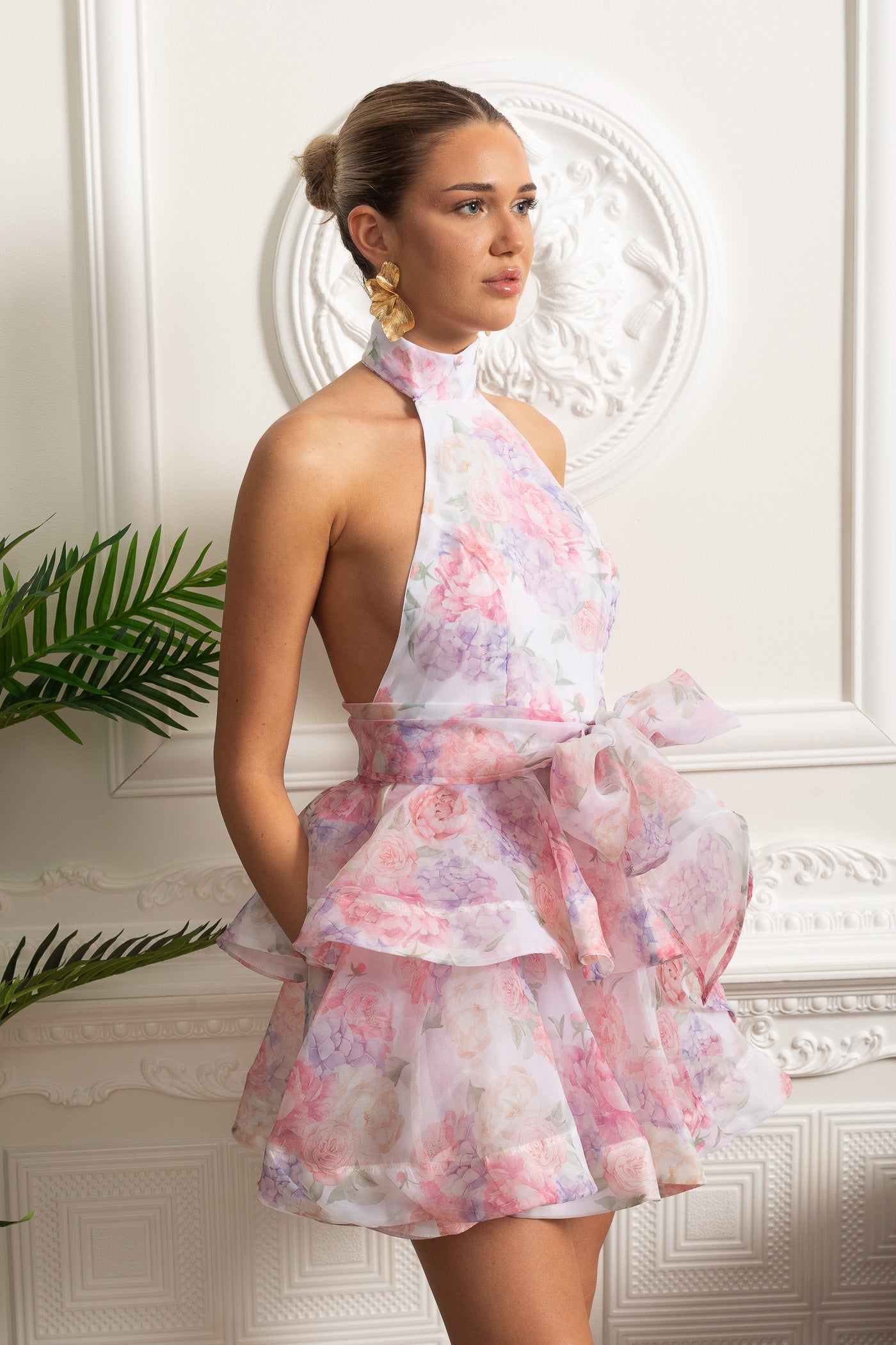 Amaris™ Halterneck Mini Dress