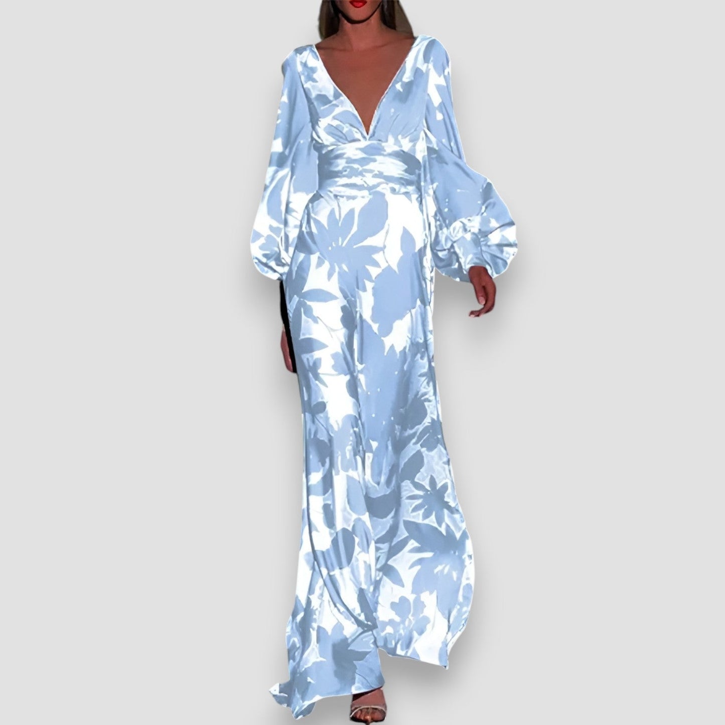 Mia™ – Bold Floral Maxi Dress