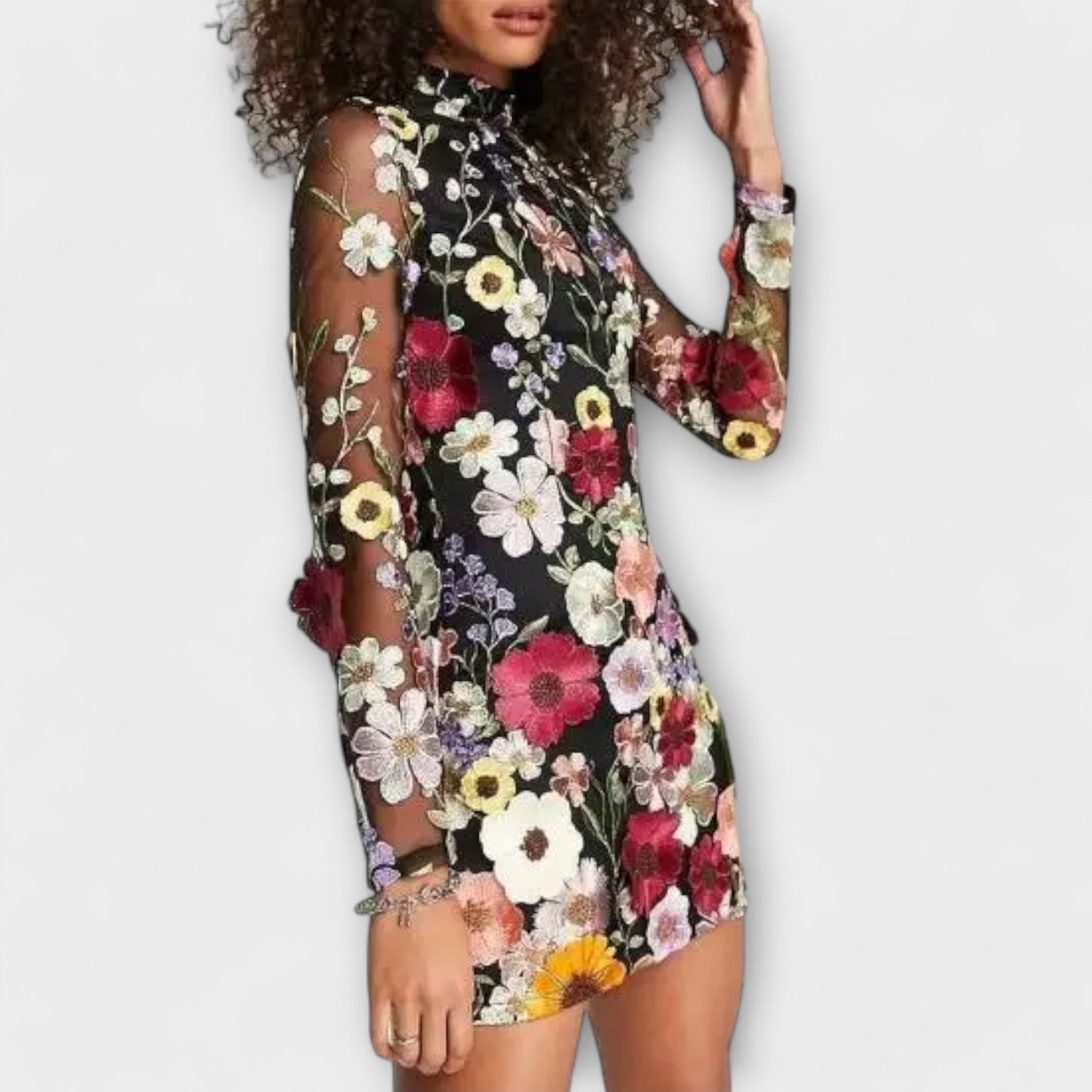 Sofie™ – Floral Mesh Dress