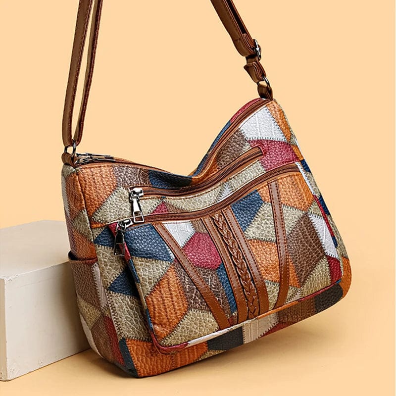 Lucille™- Patchwork Shoulder bag