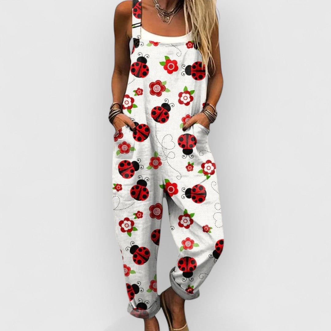 Lucinda™ Ladybug Jumpsuit