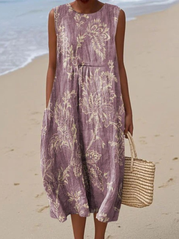 Mireille™ – Retro Floral Dress