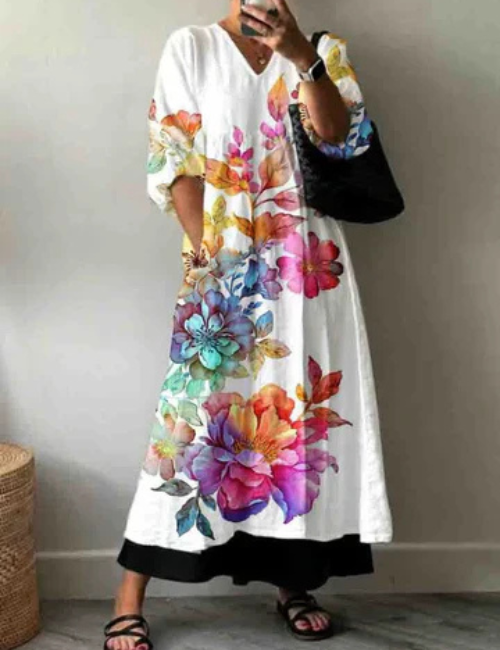 Elara™ Floral Maxi Dress
