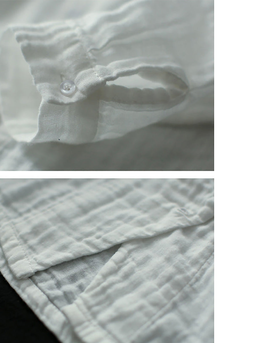 Sylvette™ – Asymmetrical Linen Shirt