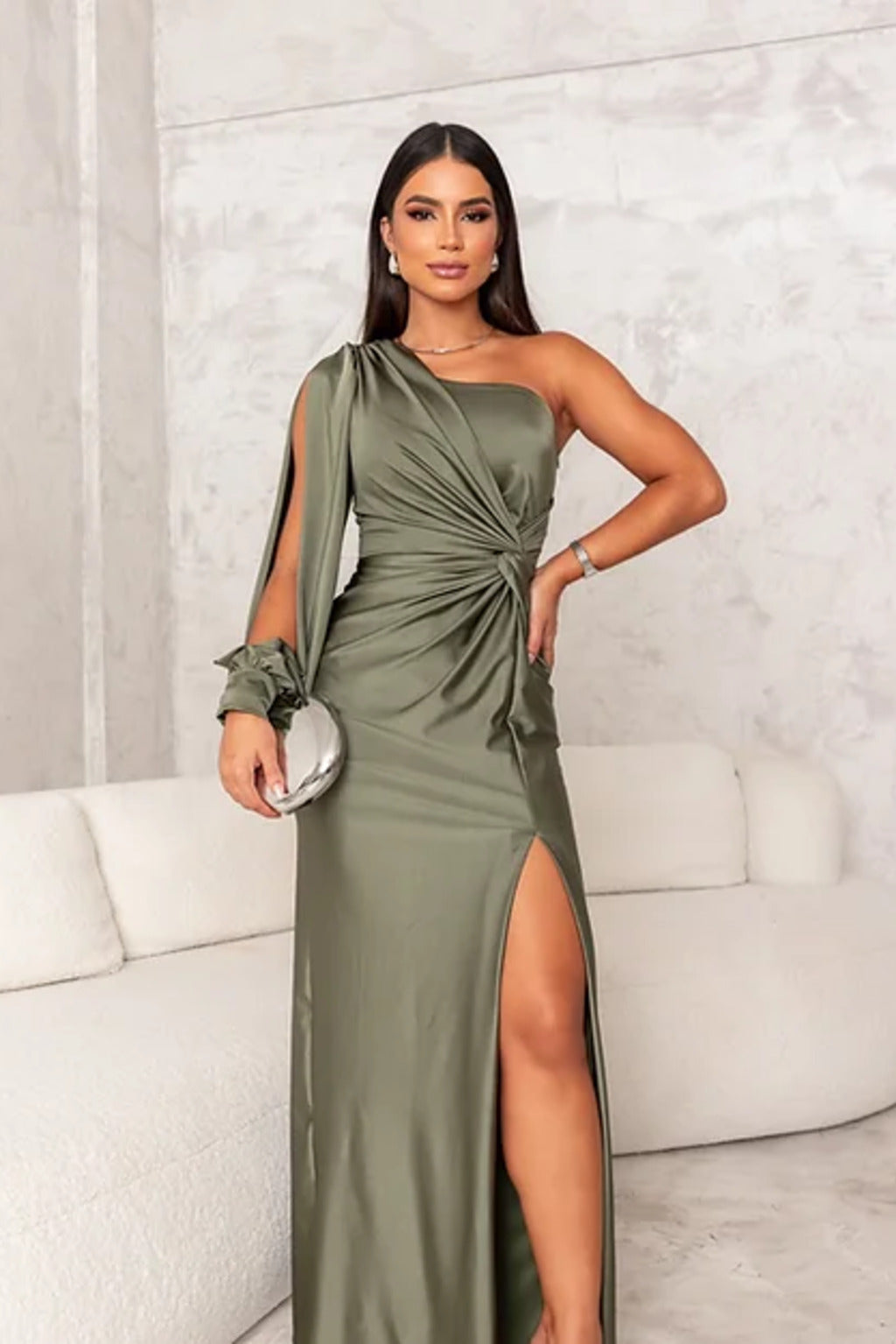 Marivelle™ – Teal Elegance Dress