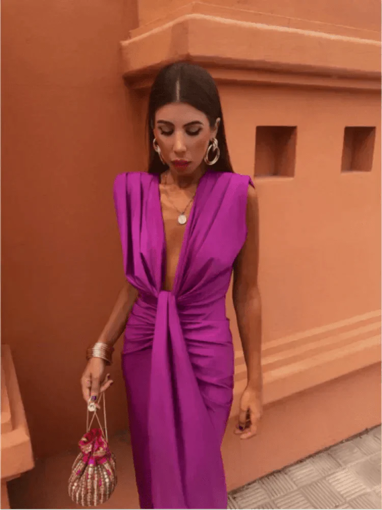 Marissa™ Draped Evening Dress