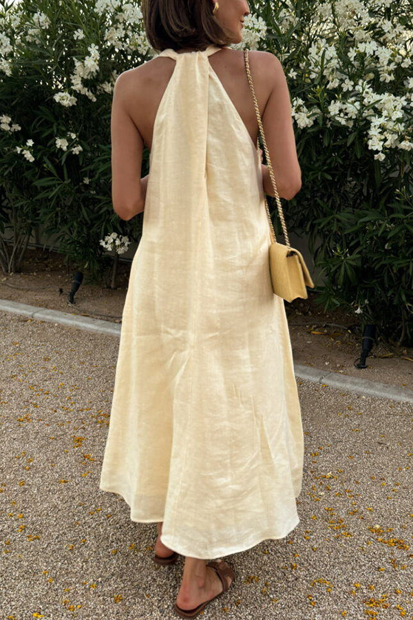 Lindsey™ Linen Blend Midi Dress