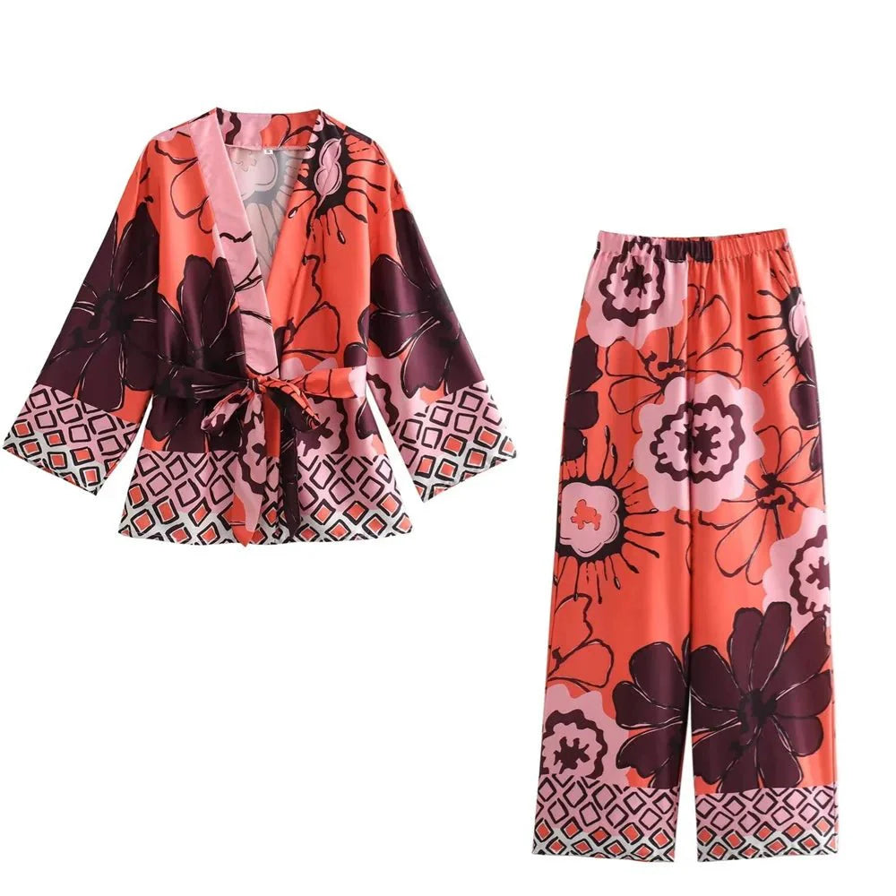 Leontine™ Boho Print Two-Piece Set