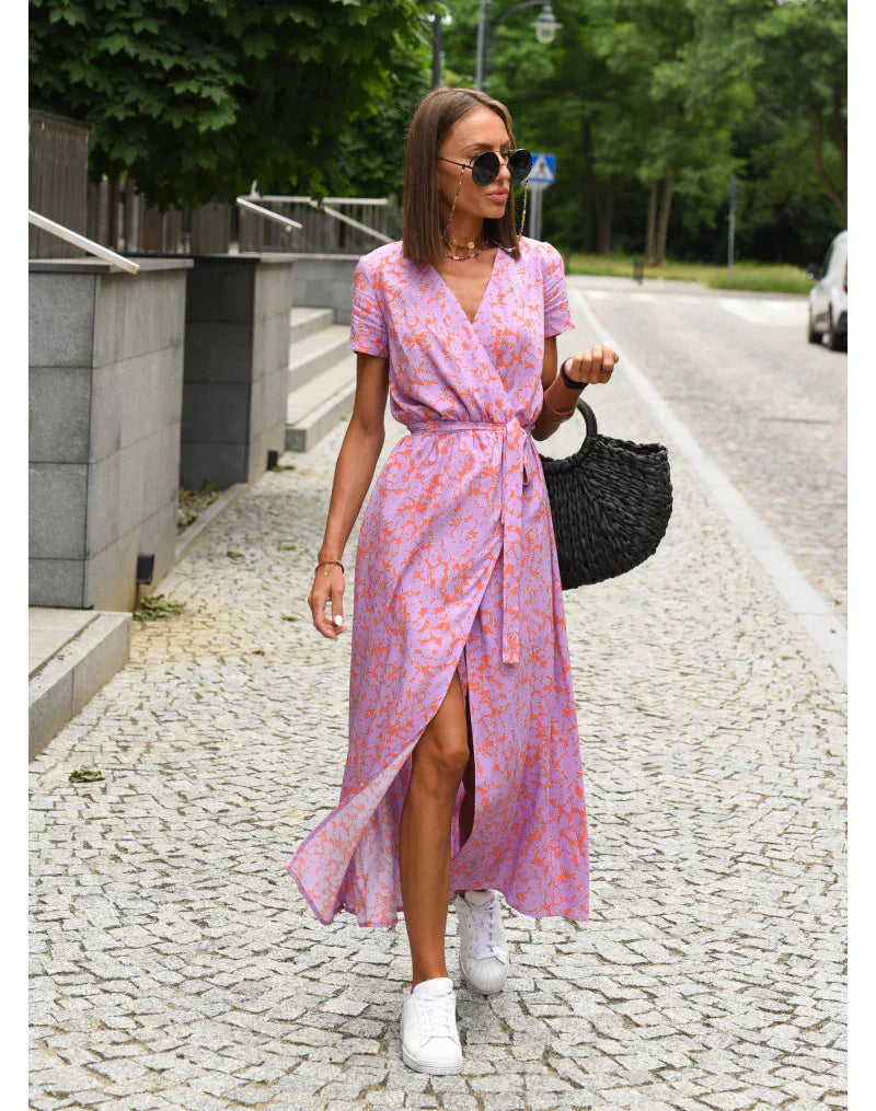 Leslie™ – Elegant Wrap Dress