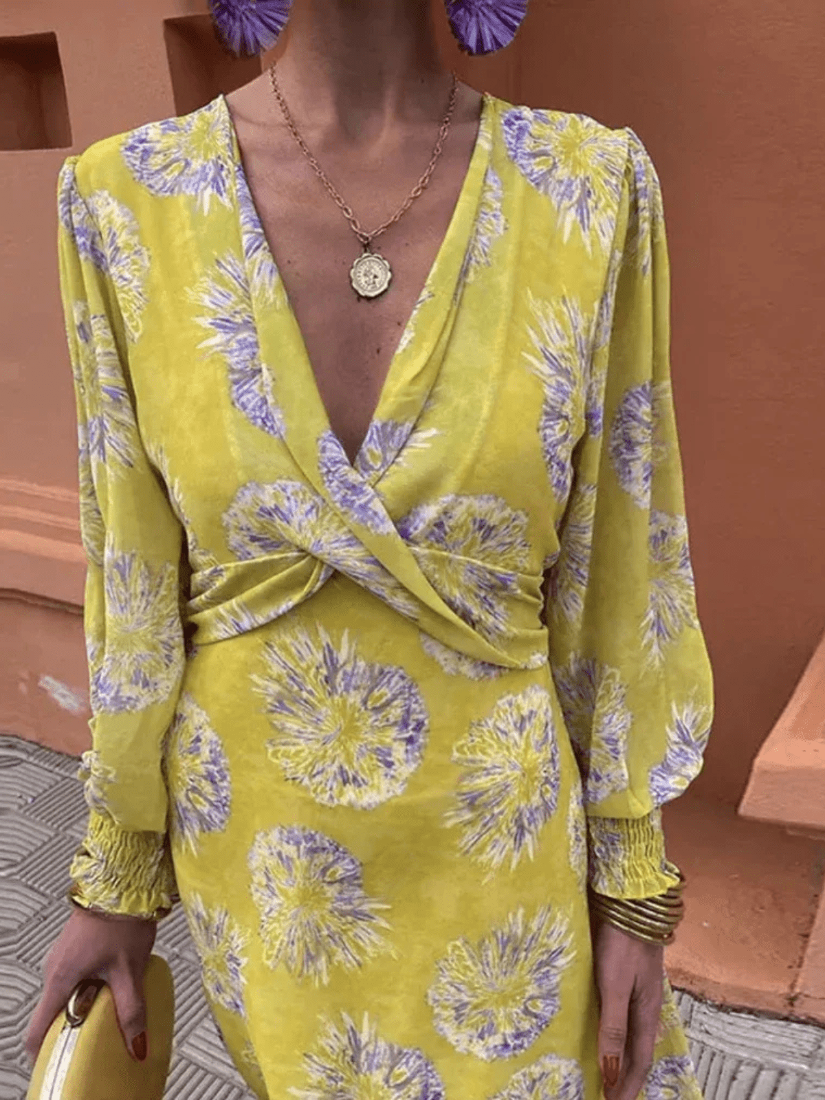 Leandra™ Floral Wrap Dress