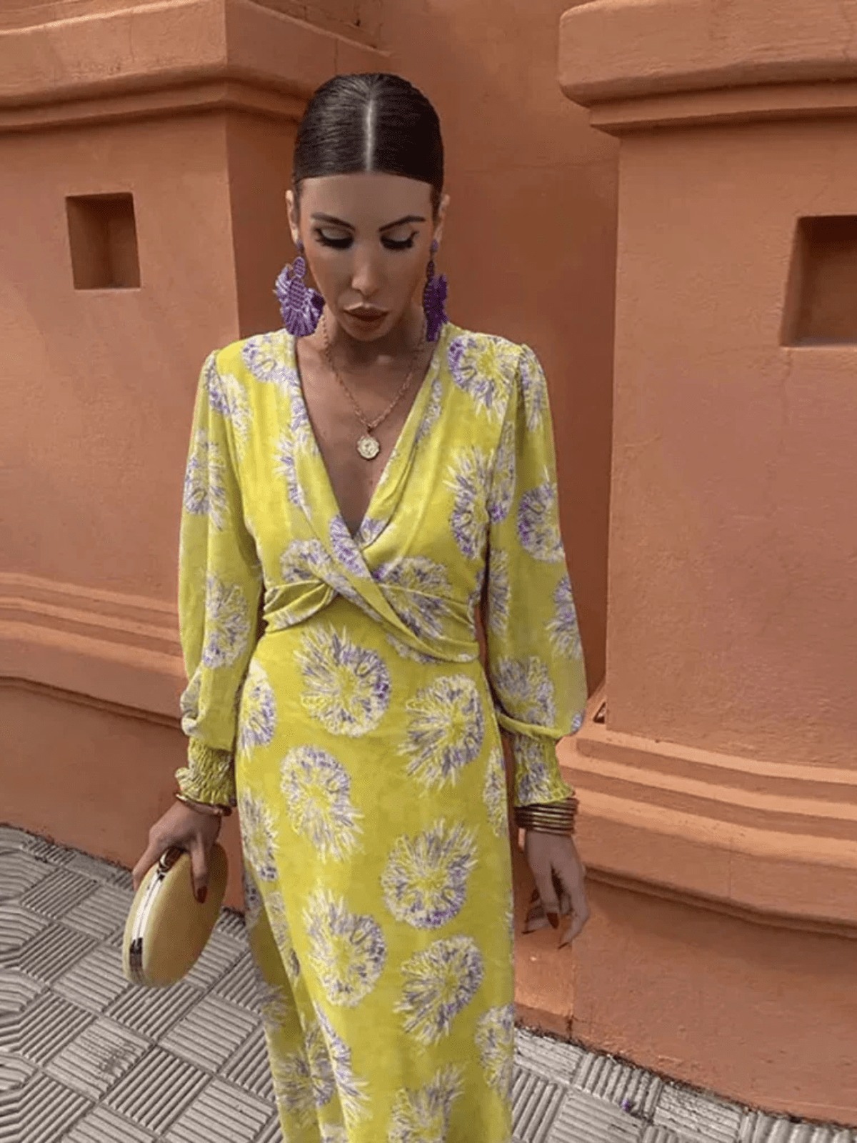 Leandra™ Floral Wrap Dress