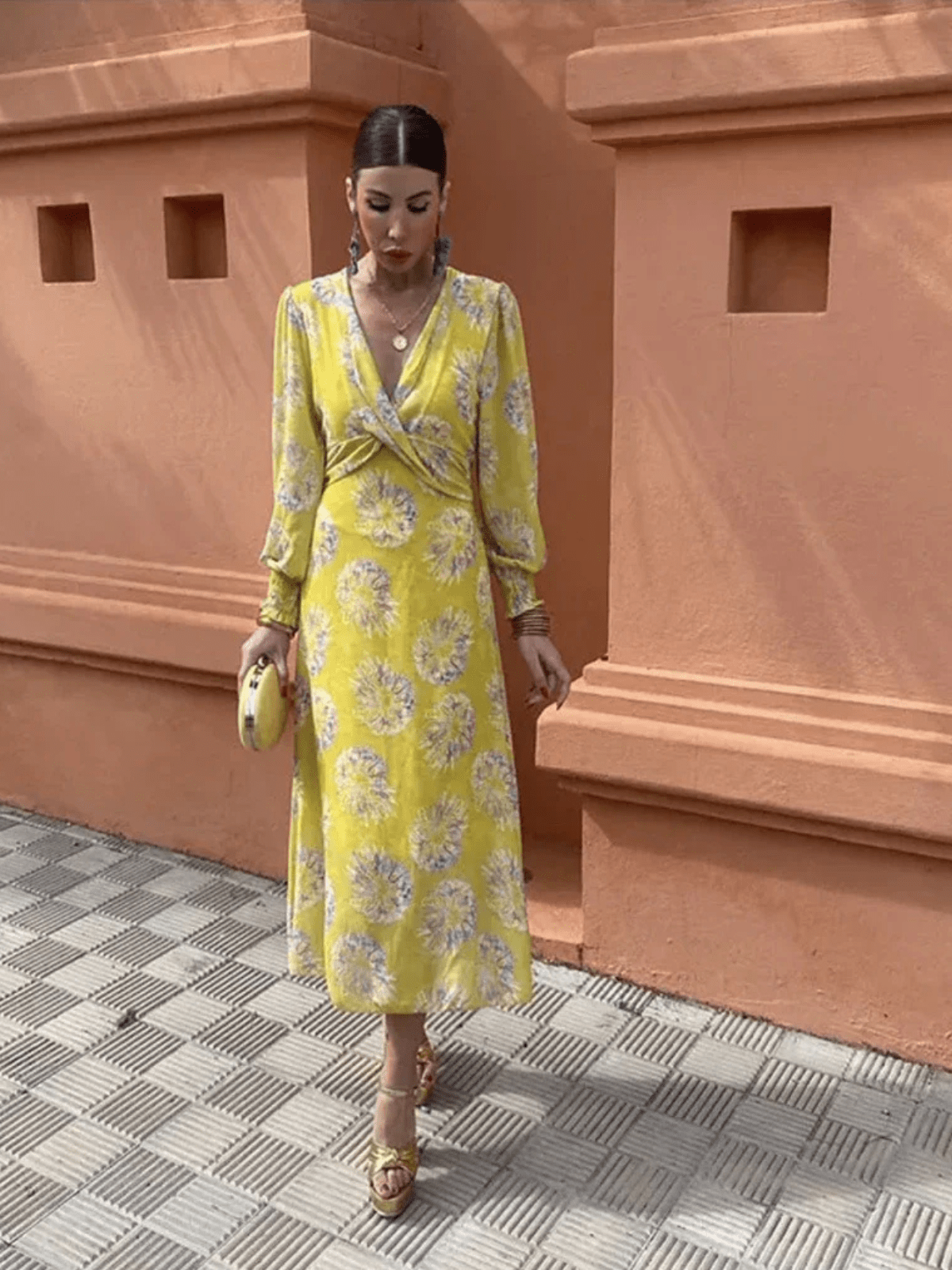Leandra™ Floral Wrap Dress