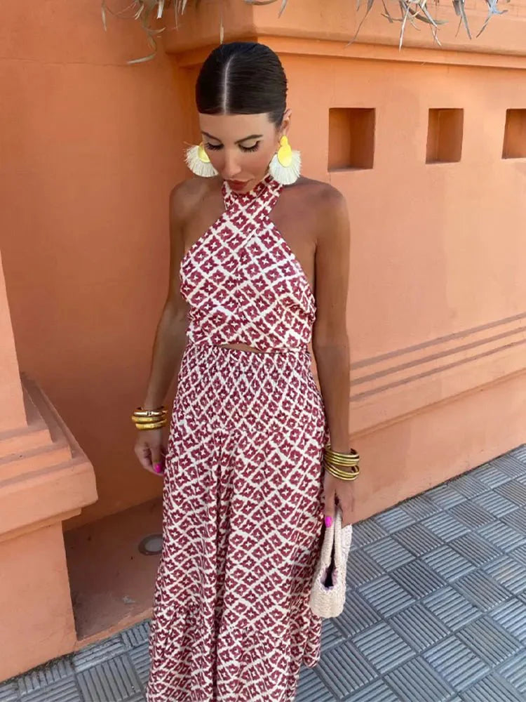 Maricela™ Boho Halter Two-Piece Set