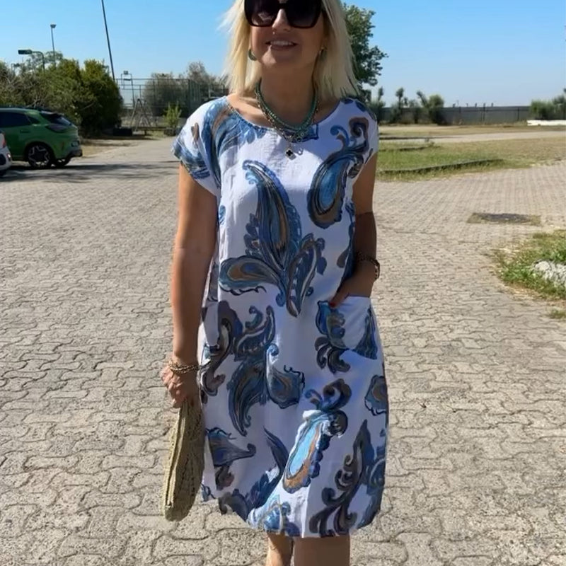 Agnes™ Paisley Print Summer Dress