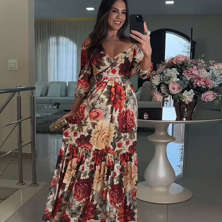 Lira™ Floral Long Sleeve Maxi Dress