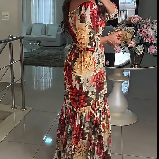 Lira™ Floral Long Sleeve Maxi Dress