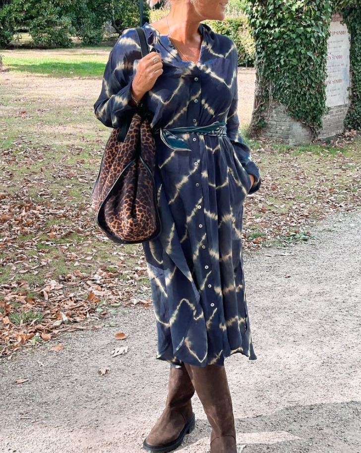 Exa™ Boho Shirt Dress