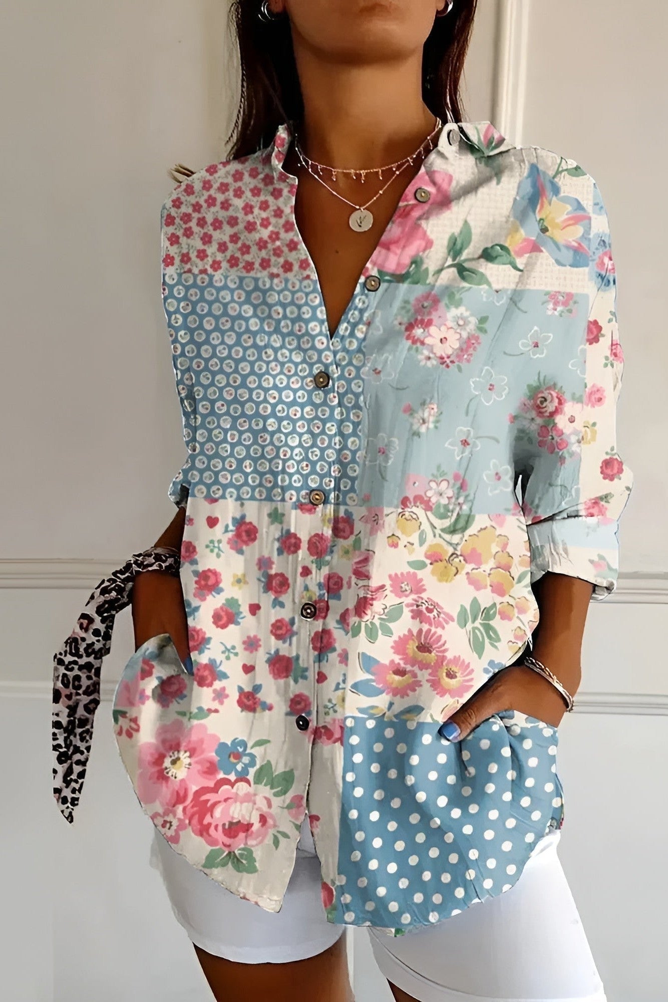 Mirielle™ Patchwork Blouse