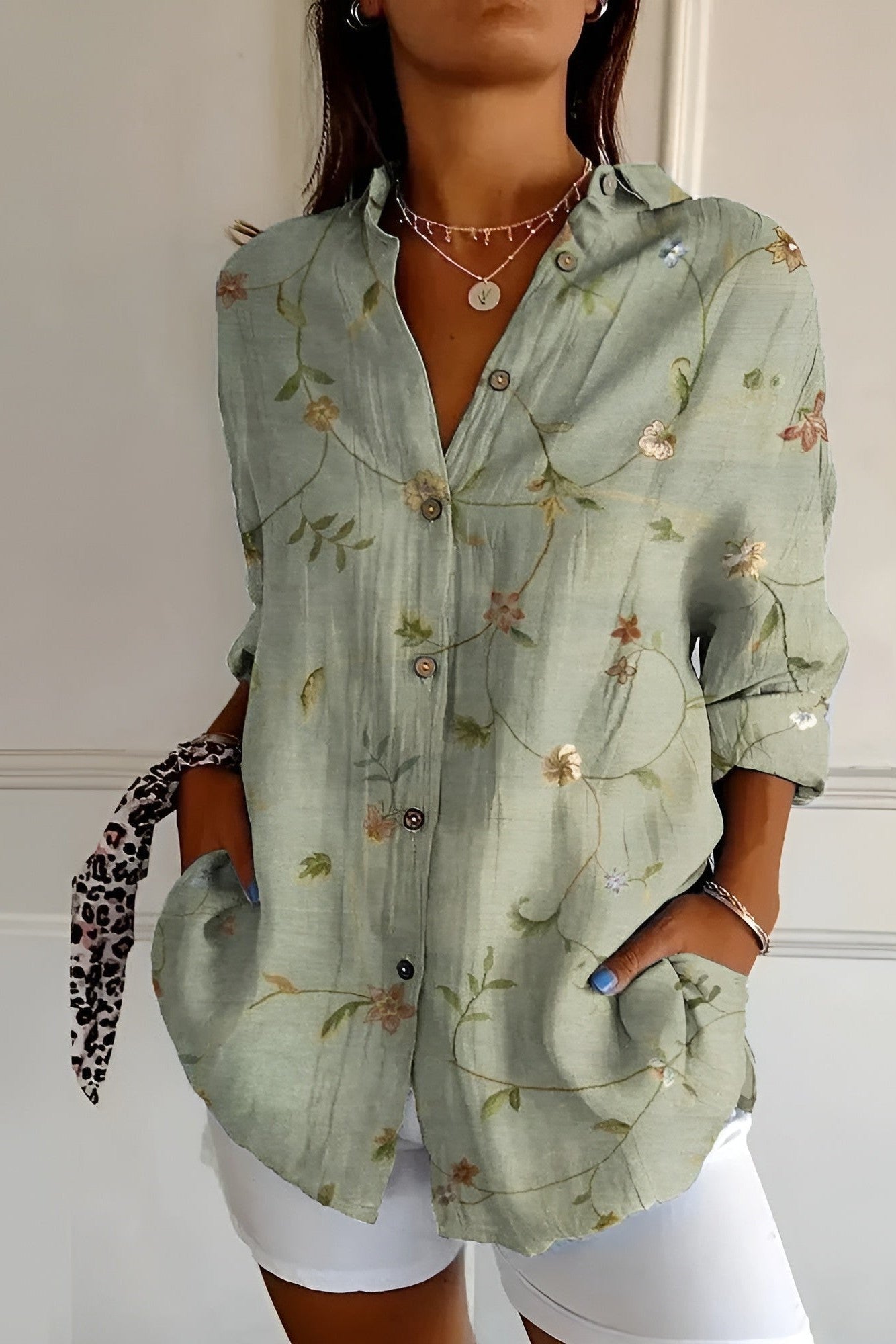 Liora™ Floral Print Blouse