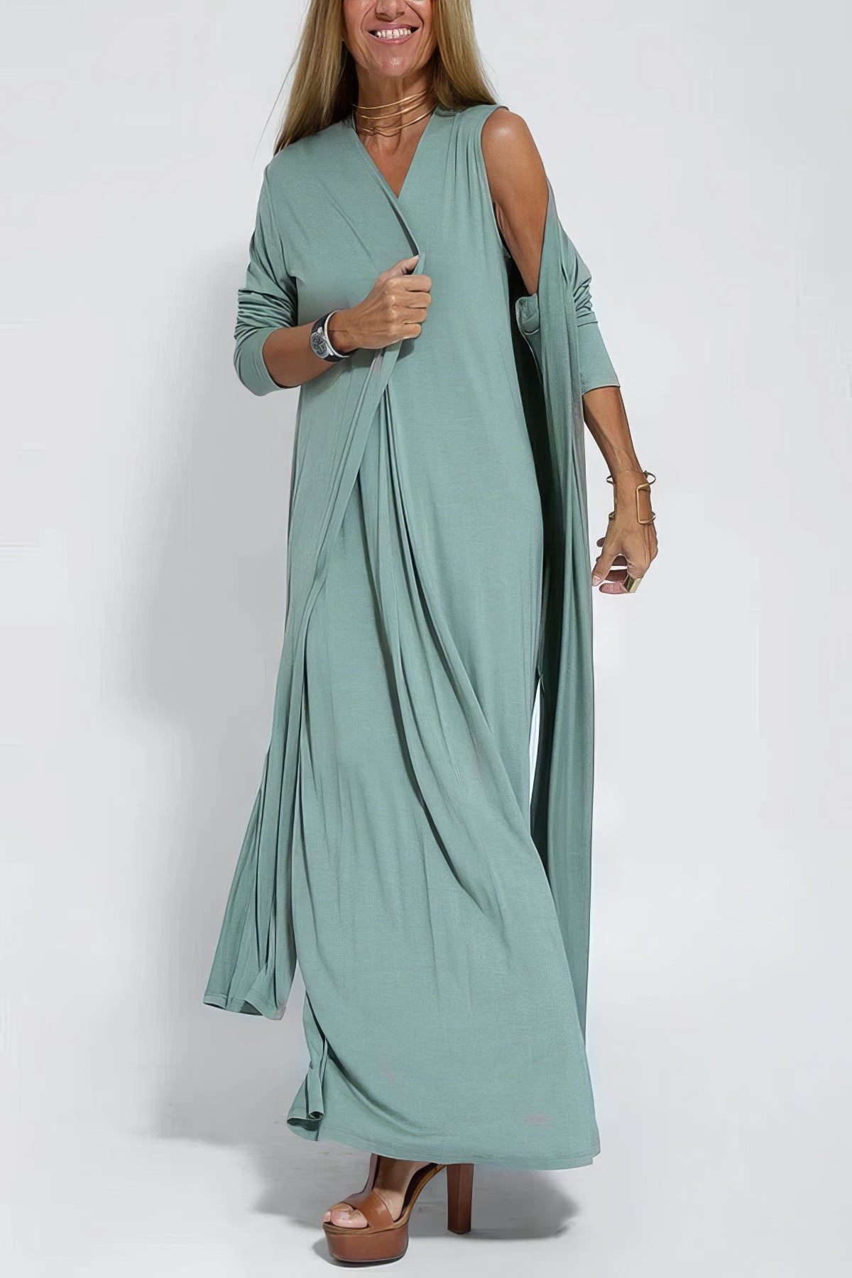 Nancy™ Sleeveless Maxi Dress